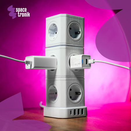 Listwa zasilająca kostka 5xAC SPS-C01B