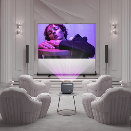 Ekran Projekcyjny Podłogowy Napinany SST 120" 4K