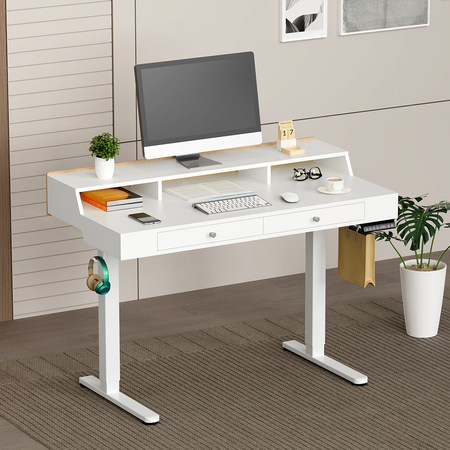 Elektryczne biurko Spacetronik SPEF141WL Frodi