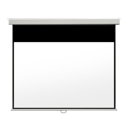 Ekran projekcyjny zwijany ręcznie 72" 16:9 biały