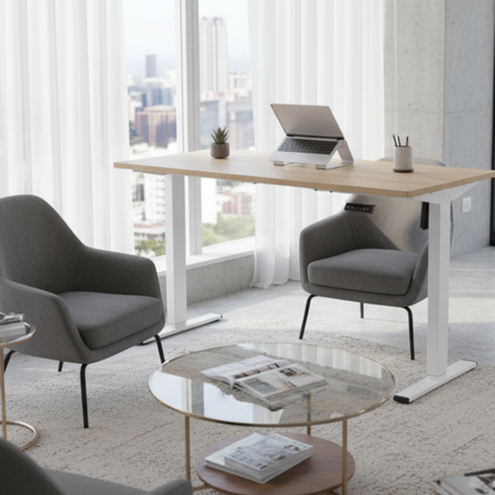 Elektryczny stelaż biurkowy Spacetronik SPE-124WO