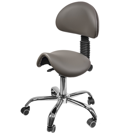 Ergonomiczny hoker regulowany SELLA 1 szary