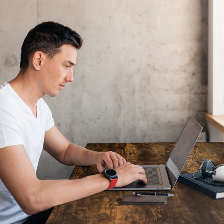 Blat biurka 140x70x1.8 cm Brązowy Rustic