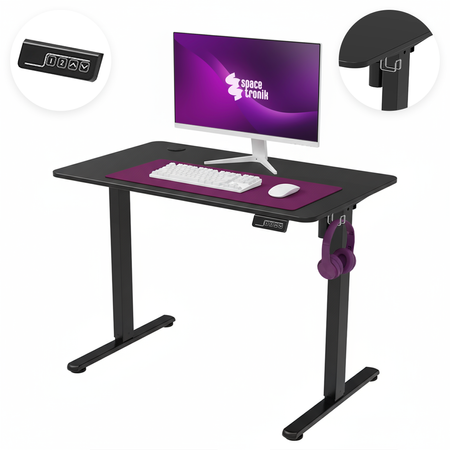 Elektryczne biurko Moris SPE-O111BB 100×60 cm