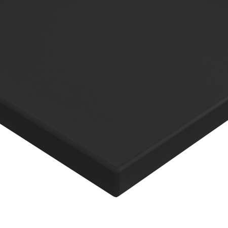 Blat biurka uniwersalny 120x80x1,8 cm Czarny