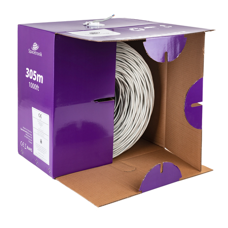 skrętka CAT6 U/UTP AWG24 CU PVC OD 6.0 Eca 305m