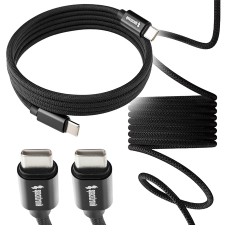 Kabel magnetyczny USB-C Spacetronik 1,8m czarny