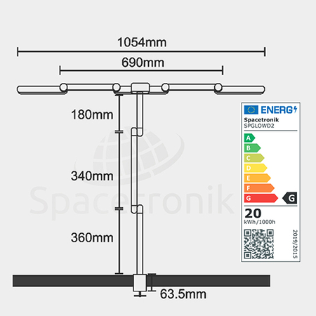 Zestaw -10% Spacetronik DOLF SPE-F120 + Glow D2 – kompaktowa przestrzeń do kreatywnej pracy