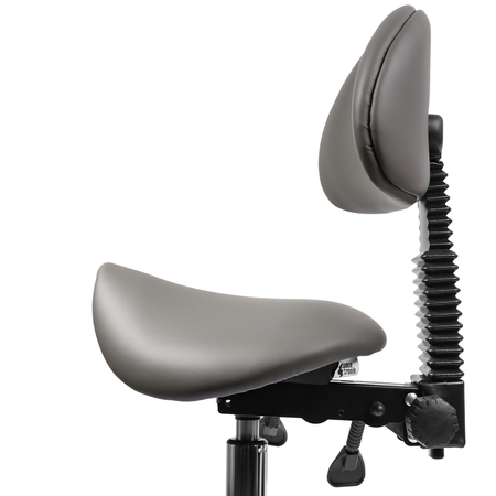 Ergonomiczny hoker regulowany SELLA szary