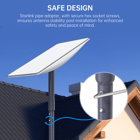 Adapter montażowy SSA04 na słup Starlink Gen 2