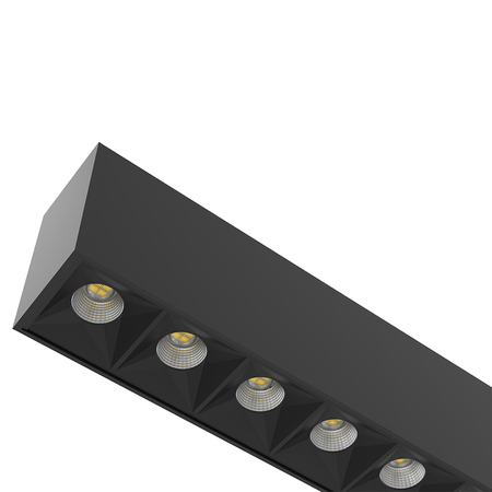 Lampa sufitowa LED natynkowa GLOW D22 Pro Czarna