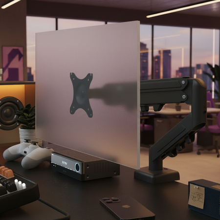 Uchwyt gazowy na monitor Spacetronik SPA-G111