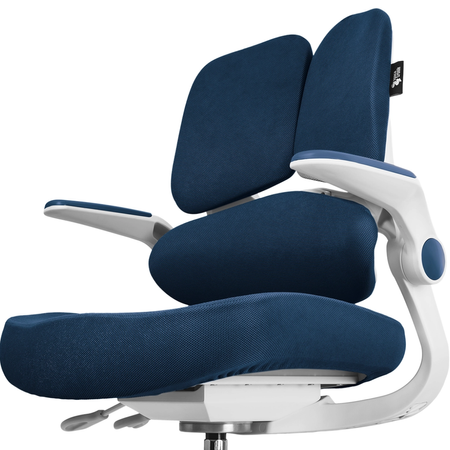 Zestaw dla dziecka regulowane biurko 112×60 z półką + ergonomiczne krzesło Spacetronik XD