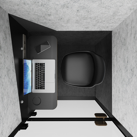 Mobilna kabina akustyczna Spacetronik SPE-POD03BW