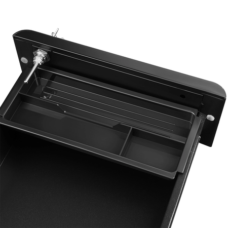 Zestaw do nowoczesnego biura: biurko elektryczne + fotel + szafka