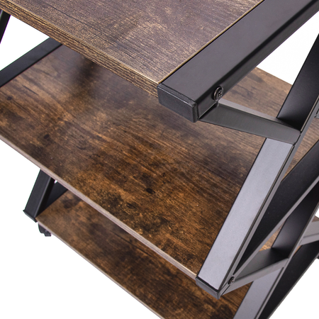 Spacetronik Hugel Monitorständer Schwarz