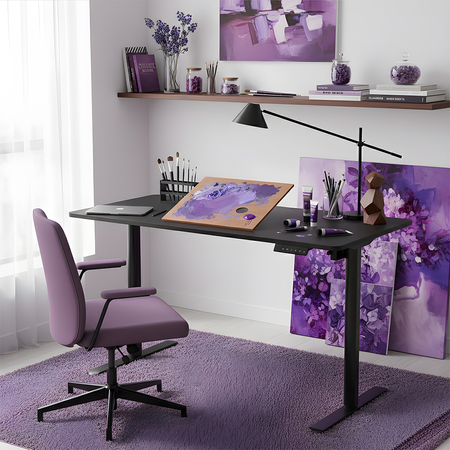 Spacetronik Moris 121BB 120x60 elektrischer Schreibtisch