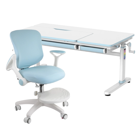 Zestaw regulowane biurko i krzesełko Spacetronik XD dla chopca