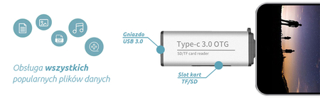 SPU-CR03 USB-C zu micro SD USB-Kartenleser