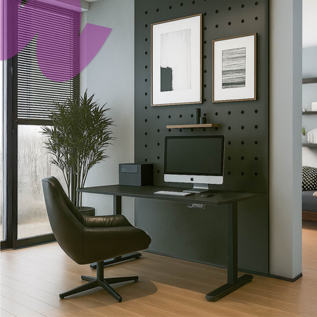 Elektryczne biurko Moris SPE-O111BB 100×60 cm