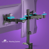 Uchwyt na dwa monitory Spacetronik SPA-120