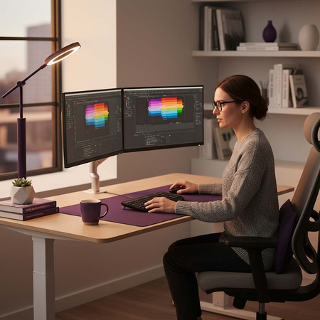 Elektryczne biurko Moris SPE-O112WL 160×80 cm