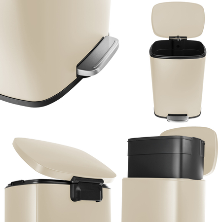 Funky Trash Can Gold Black Spacetronik Pojedynczy