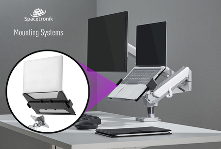 Uchwyt laptopa regulowany na otwory VESA SPB-002B