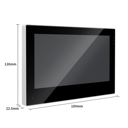 Monitor wideodomofon WiFi Tuya czarny SPD-MT703B