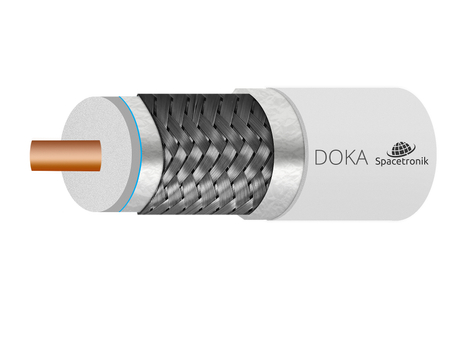 RG6 Spacetronik DOKA 4K 113 CU Trishield 250 Kabel