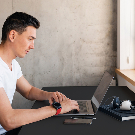 Universal-Schreibtischplatte 158x80x18 cm Schwarz P