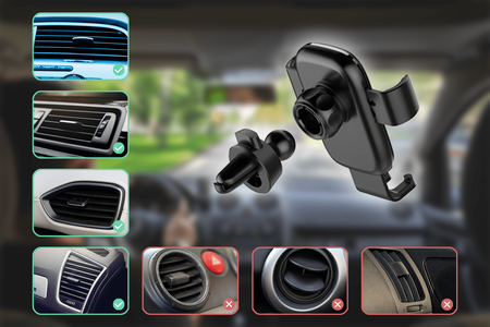 Uchwyt samochodowy do telefonu Spacetronik SR-002