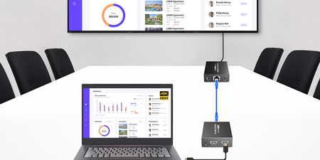 Spacetronik SPH-HLC6IR3 4K60 HDMI zu LAN Konverter