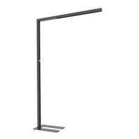 Lampa podłogowa biurowa LED GLOW D22 80W Czarna