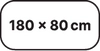 180x80 Zaokrąglone