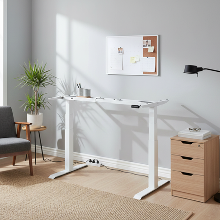 Biurko gamingowe elektryczne RGB z regulacją wysokości Spacetronik 120x60