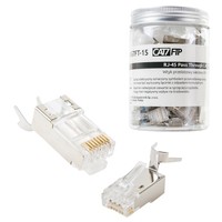 RJ45 cat7 Durchgangsstecker FTP PT-RJ457FT-15 50 Stück