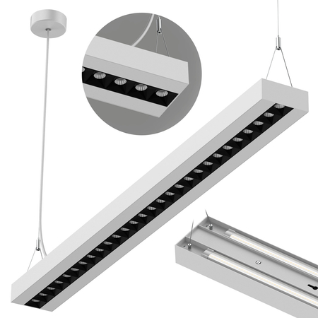 Lampa sufitowa podwieszana LED GLOW D22 Pro Biała