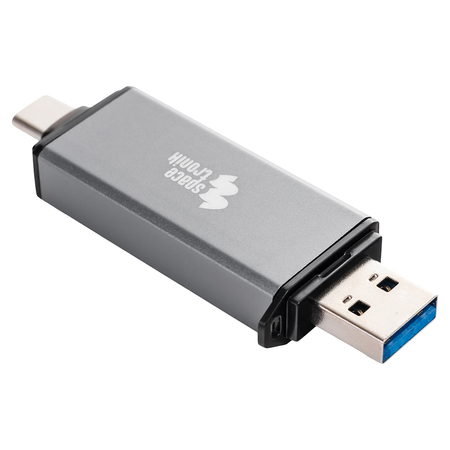 Spacetronik SPU-CR06 czytnik kart SD USB-A i USB-C