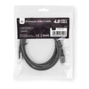 Kabel USB-C 4.0 20Gbit/s Spacetronik SPC030 3m