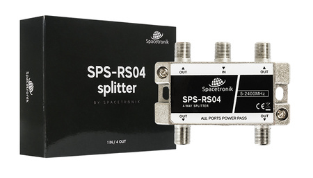 Rozgałęźnik 1/4 5-2400 MHz Spacetronik SPS-RS04