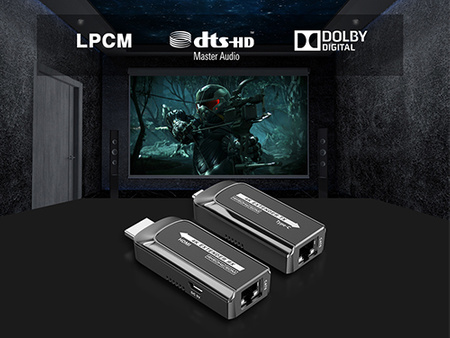 Transmiter LAN USB-C na HDMI Spacetronik SPH-CL01