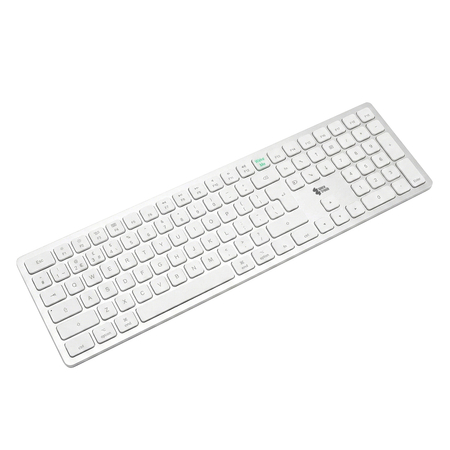 Cienka klawiatura bezprzewodowa EZZY 02KWW biała