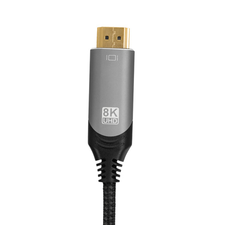 Kabel DP HDMI 1.4 8K Spacetronik KDH-SPA010 1m