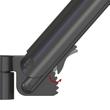 Regulowany podłokietnik biurkowy Spacetronik SPB25