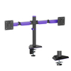 Ametystowy uchwyt dwa monitory Spacetronik SPAA120