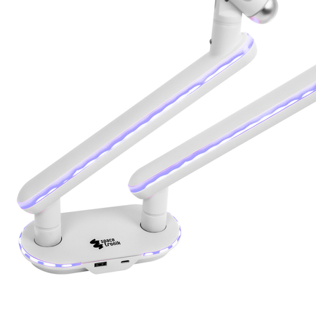 Podwójne Ramię do Monitora SPAF120LUW Białe