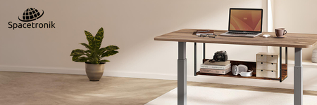 Półka podbiurkowa Spacetronik Hugel Biała