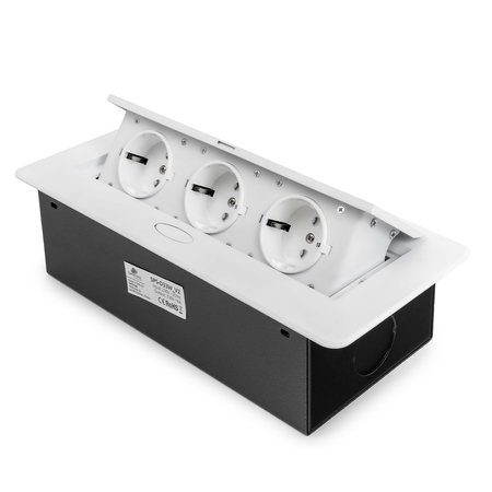 Spacetronik SPS-D33W V2 Arbeitsplattensteckdose Öffnung