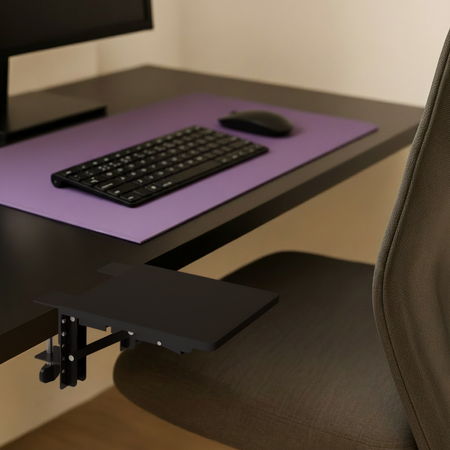 Ergonomiczny Podłokietnik do Biurka Arm Rest ZYAR02 czarny